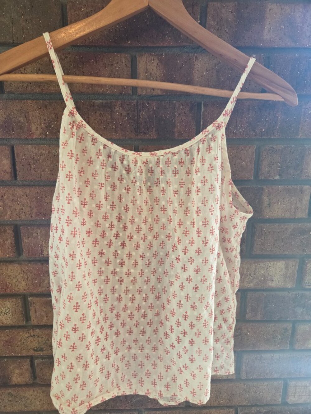 a.n.a. Lightweight Cotton Patterned Top Size XS - Picture 2 of 7